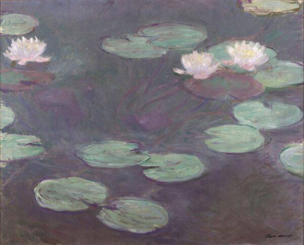 Ninfee rosa - by Claude Monet