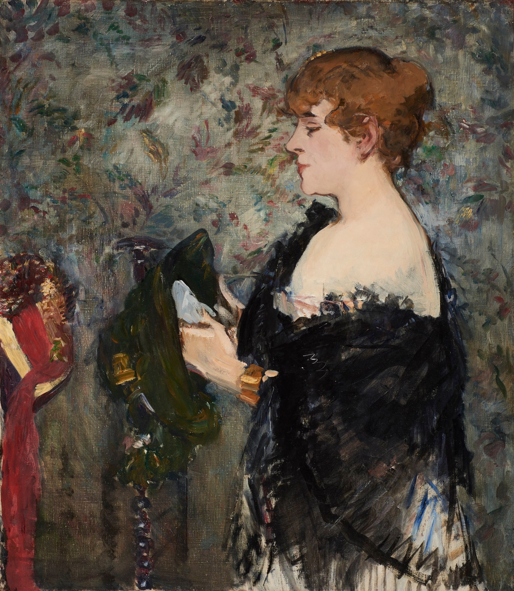 At the Milliner's (La Modiste) - by Édouard Manet
