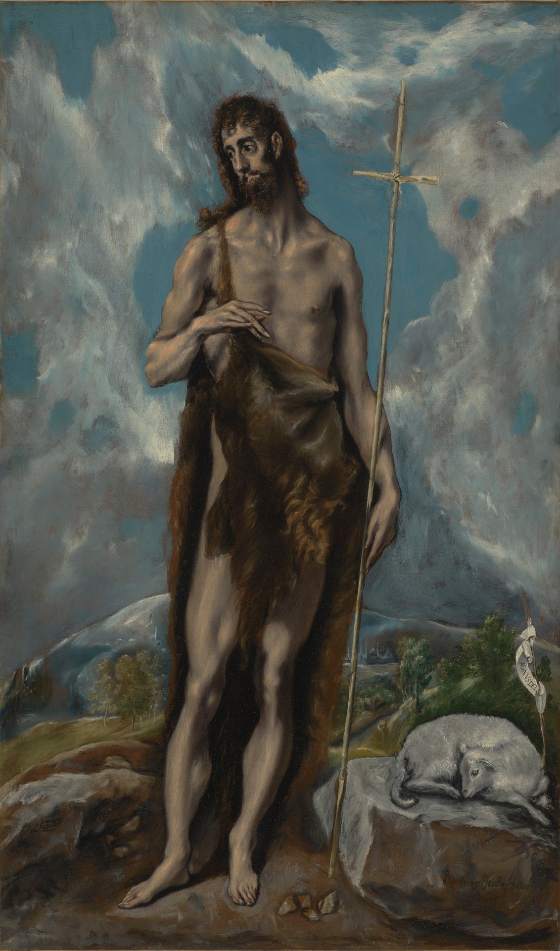 St. John the Baptist - by El Greco