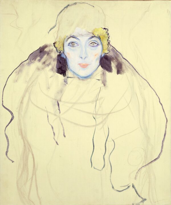 Woman's Head - by Gustav Klimt