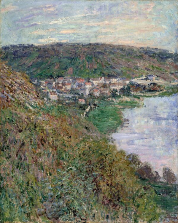 View of Vétheuil - by Claude Monet