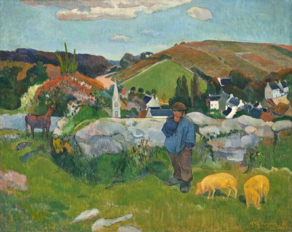 The Swineherd - by Paul Gauguin