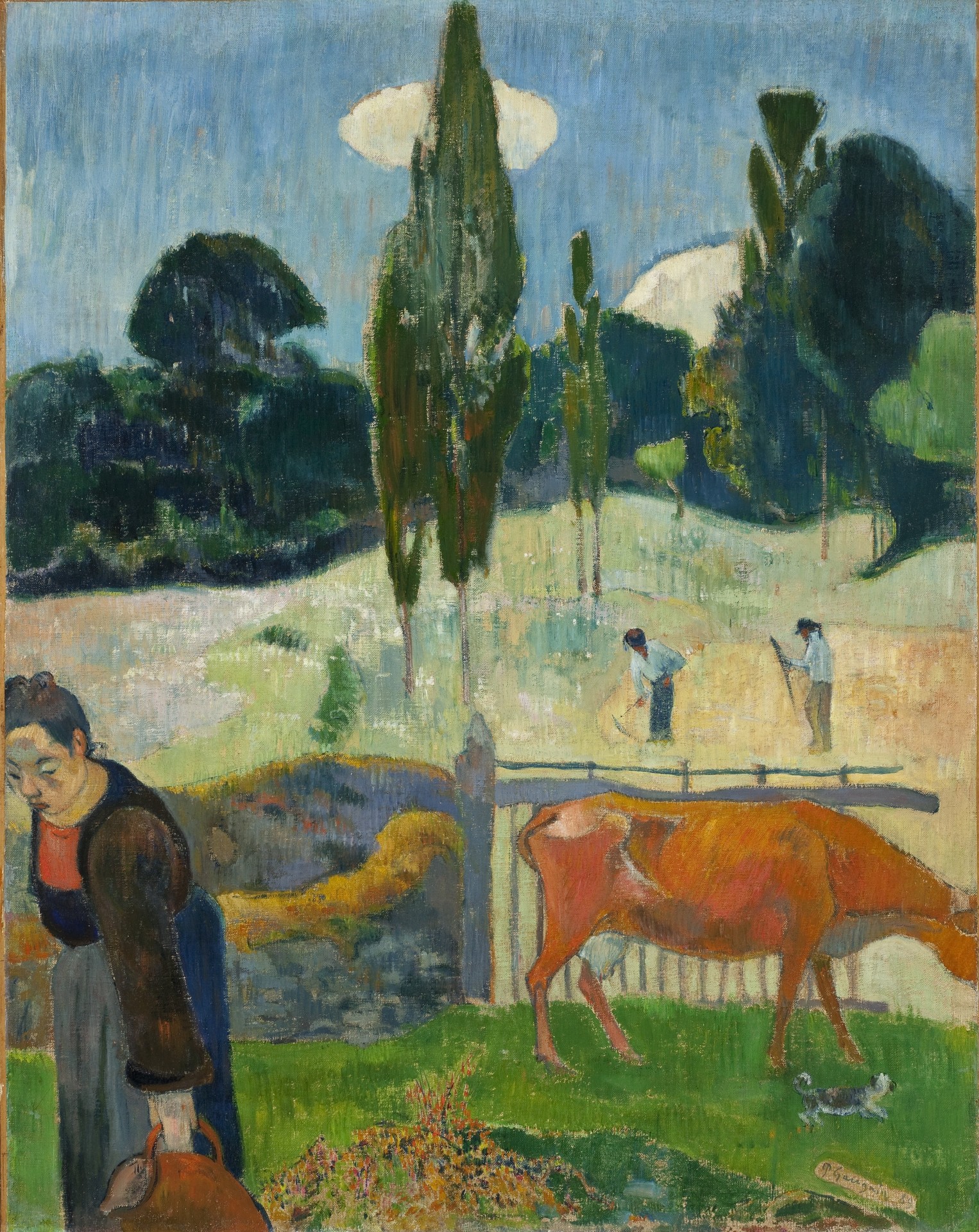 The Red Cow - by Paul Gauguin