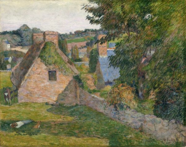 The Field of Derout-Lollichon - by Paul Gauguin