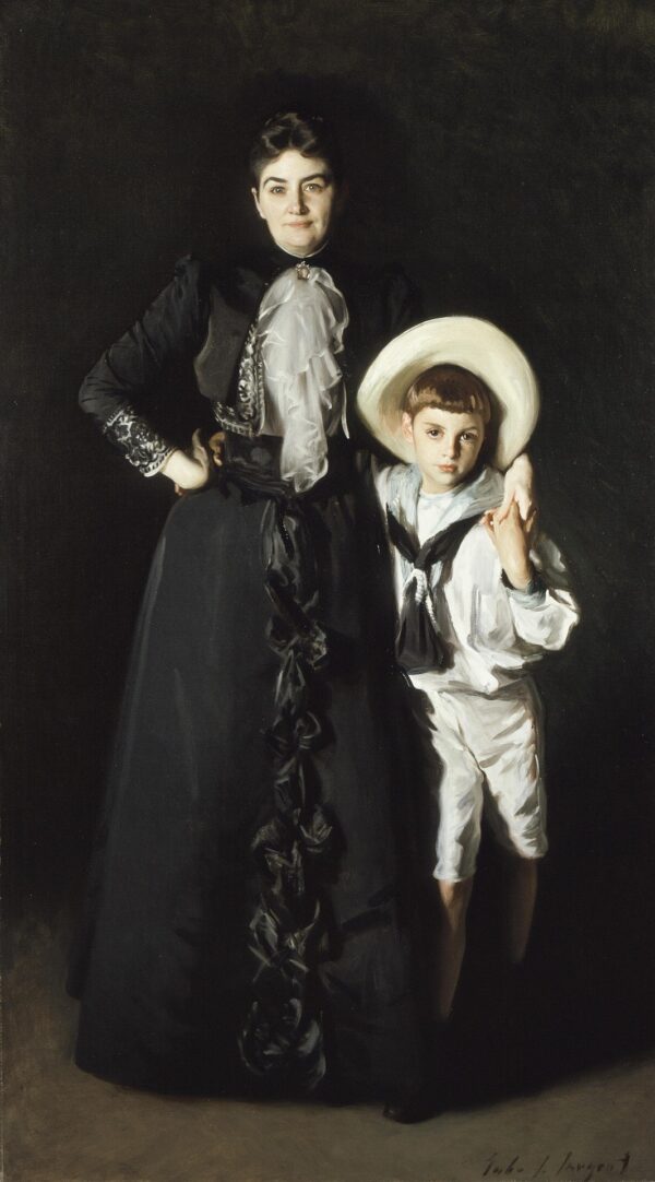 Portrait of Mrs. Edward L. Davis and Her Son, Livingston Davis - by John Singer Sargent