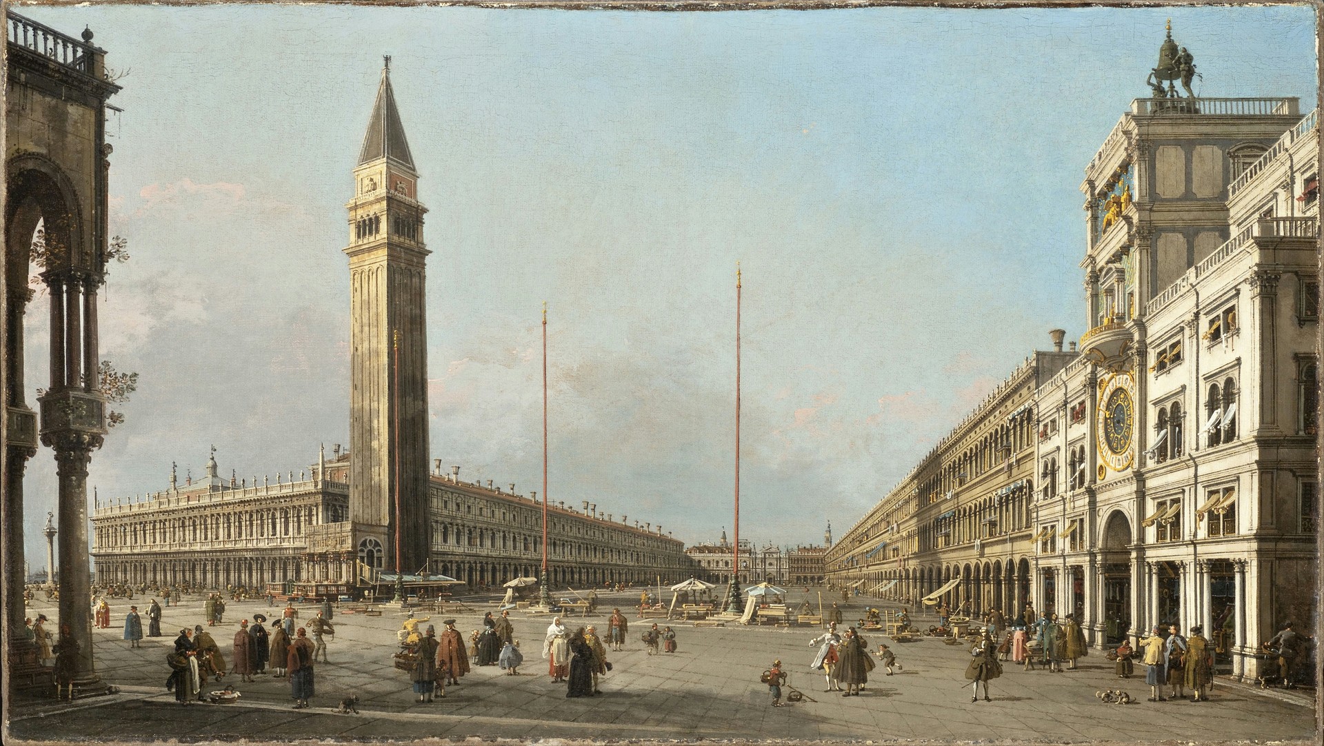 Piazza San Marco Looking South and West - by Canaletto