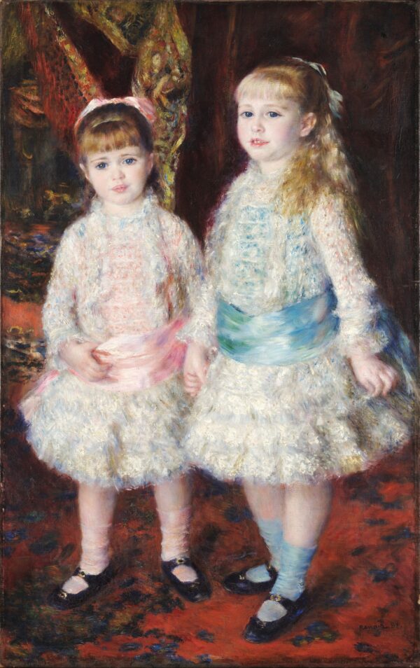 Pink and Blue – The Cahen d´Anvers Girls - by Pierre-Auguste Renoir