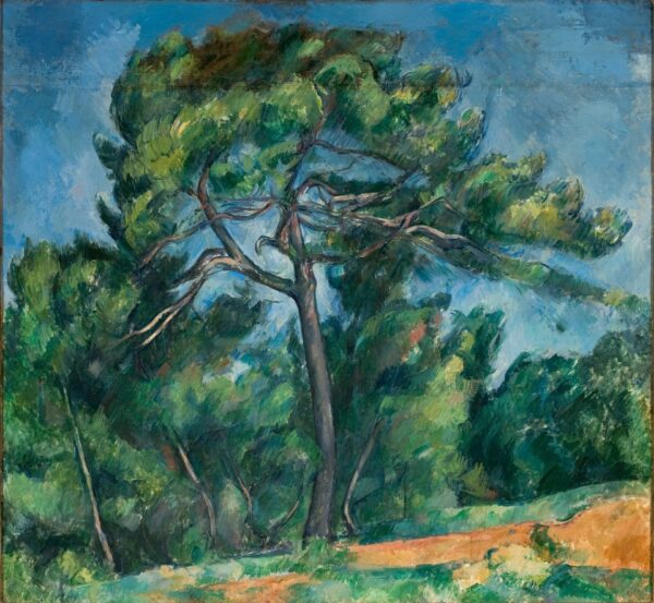 The Great Pine - by Paul Cézanne