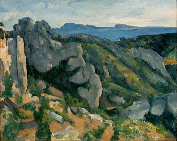 Cliffs in L´Estaque - by Paul Cézanne