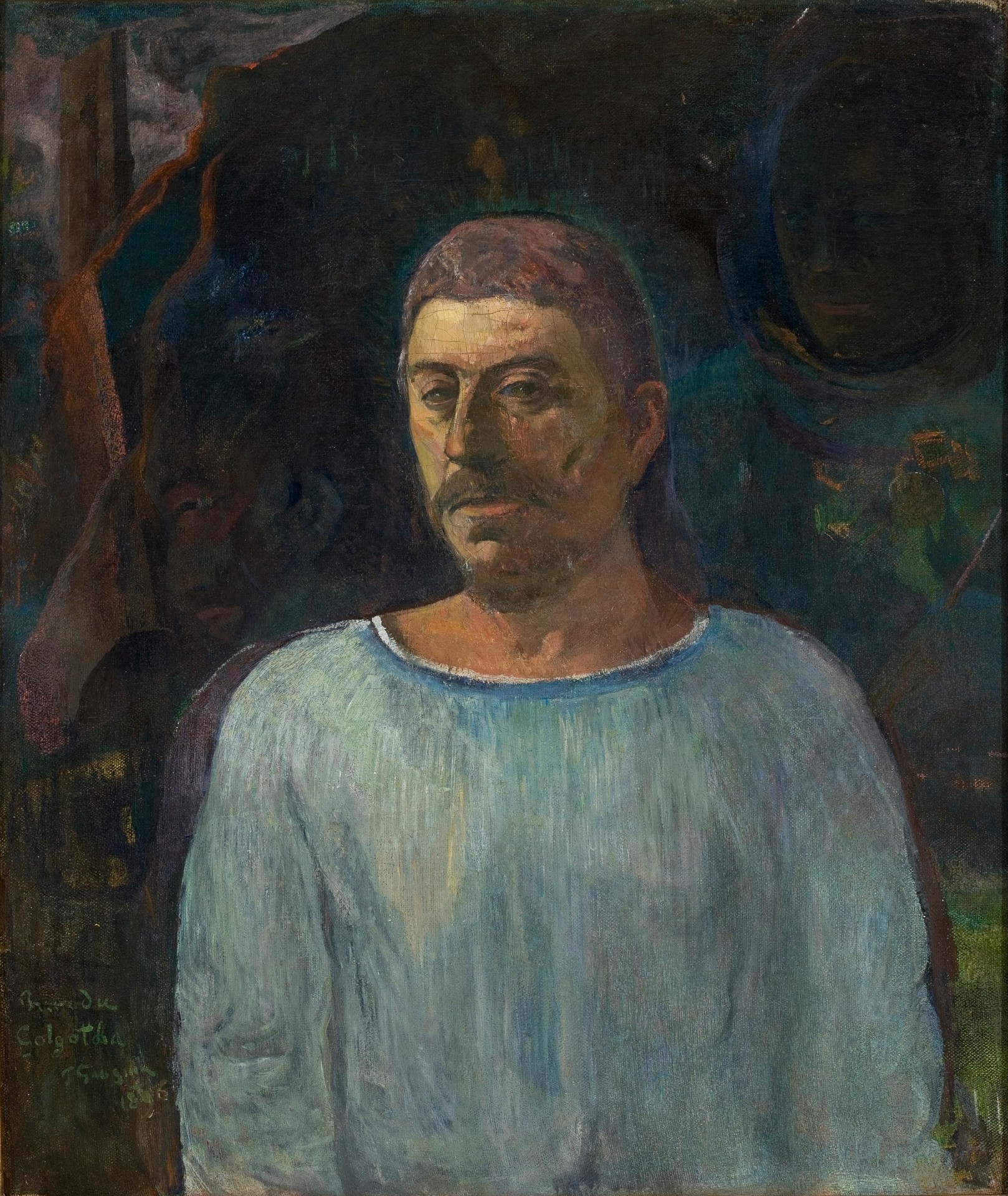 Self-Portrait (Near Golgotha) - by Paul Gauguin