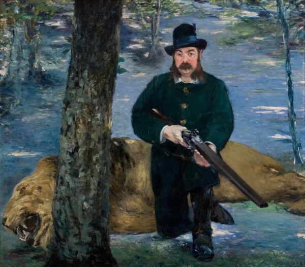 Mr. Eugène Petuiset, the Lion Hunter - by Édouard Manet