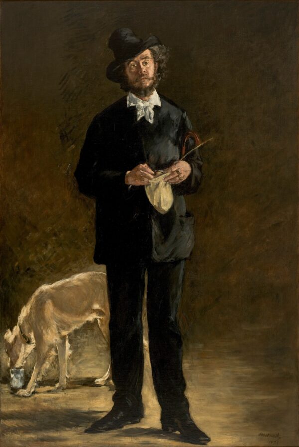 The Artist - Portrait of Marcellin Desboutin - by Édouard Manet