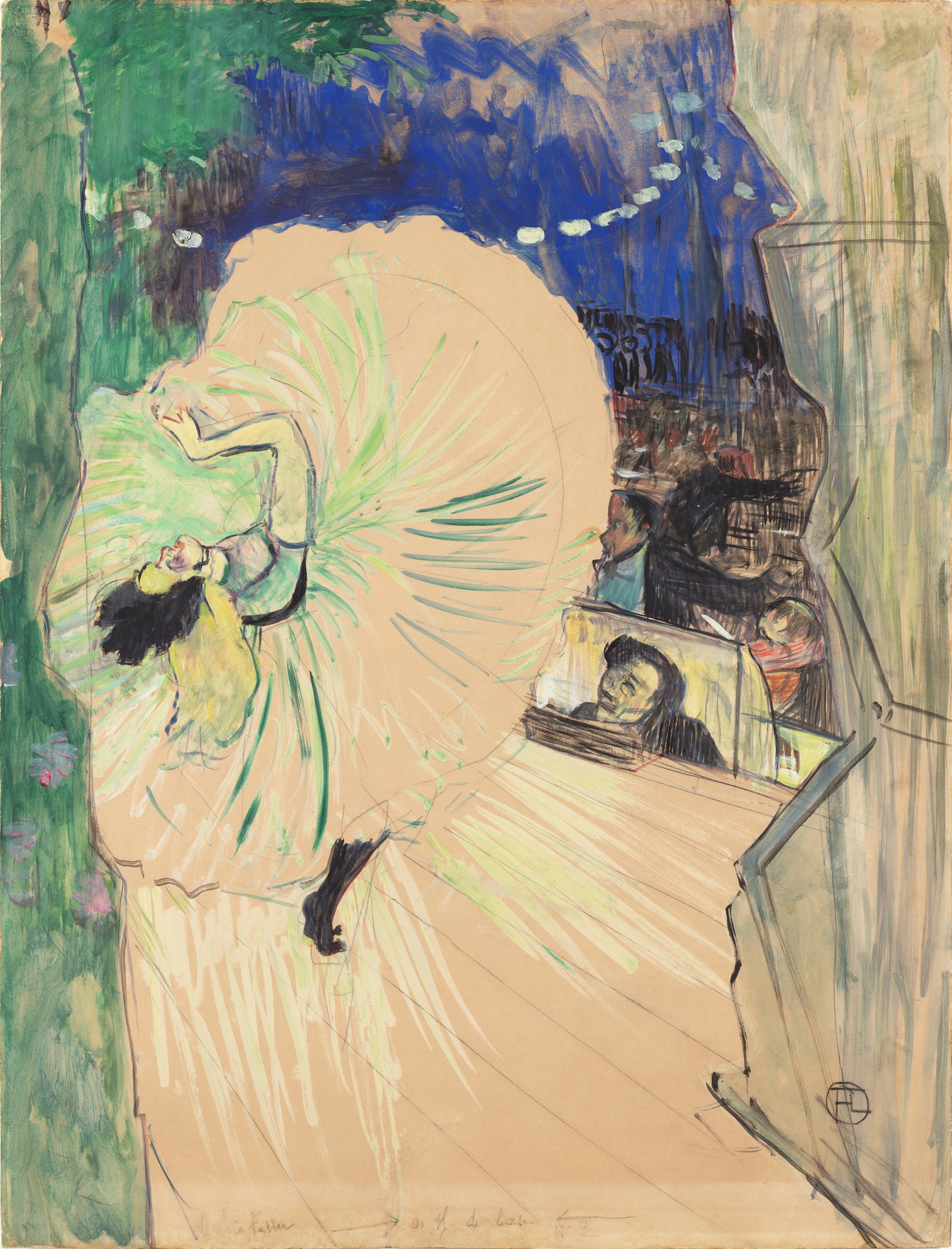 The Wheel - by Henri de Toulouse-Lautrec