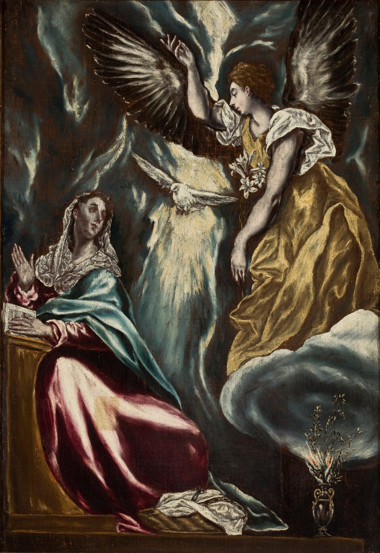 The Annunciation - by El Greco