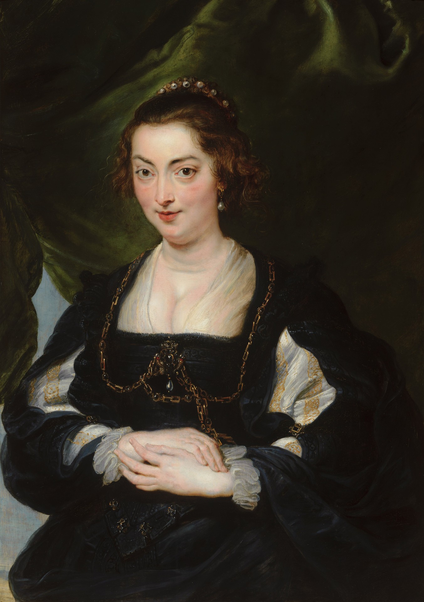 Portrait of a Young Woman - by Peter Paul Rubens