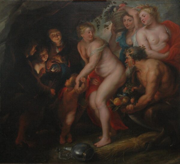 Sine Cerere et Baccho friget Venus (Without Ceres and Bacchus Venus Would Freeze) - by Peter Paul Rubens