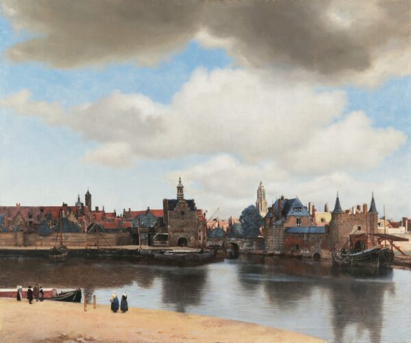 View of Delft - by Johannes Vermeer
