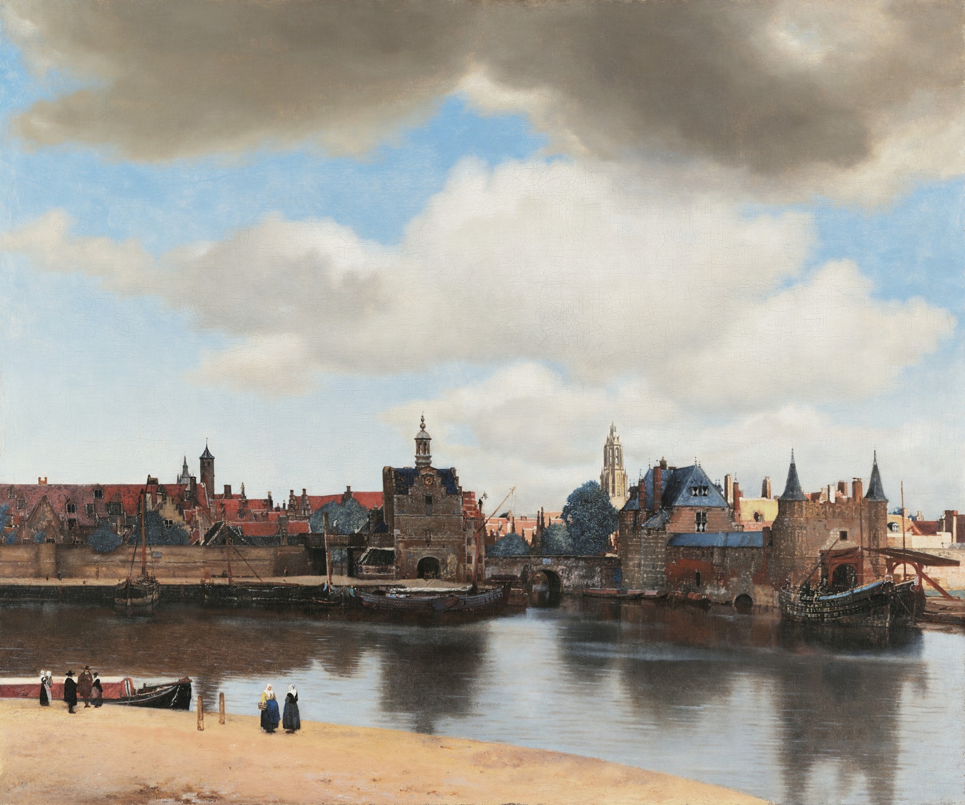 View of Delft - by Johannes Vermeer