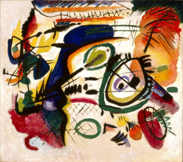 Fragment I for Composition VII (Center) - by Wassily Kandinsky