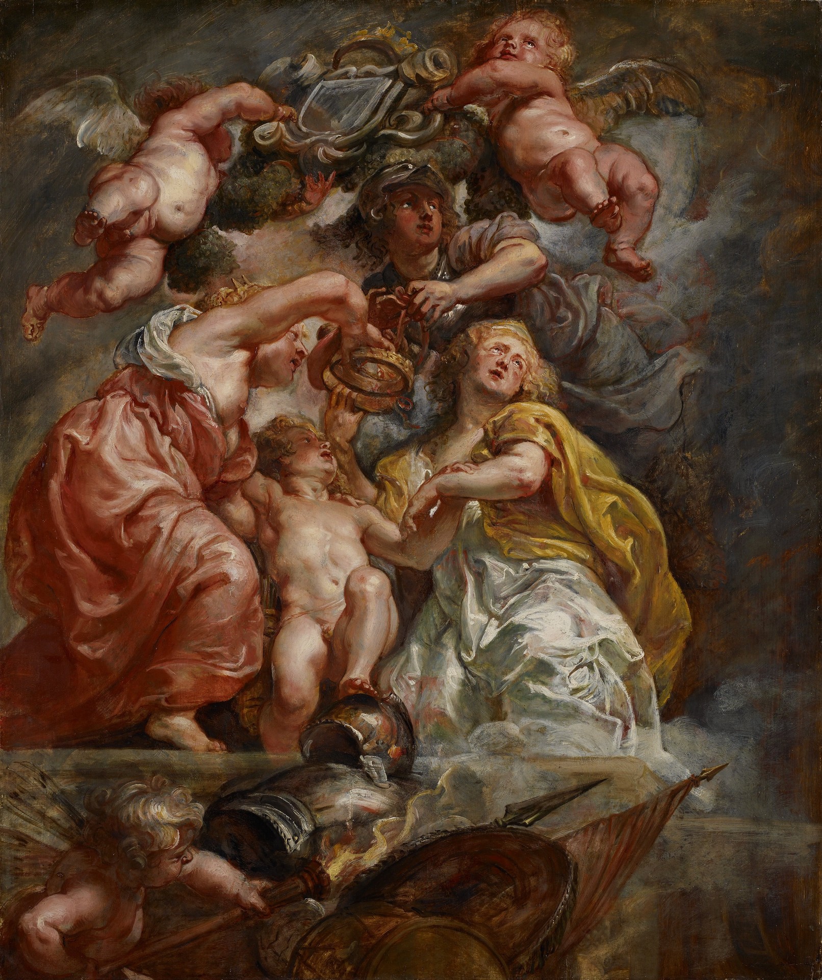 The Union of England and Scotland (Charles I as the Prince of Wales) - by Peter Paul Rubens
