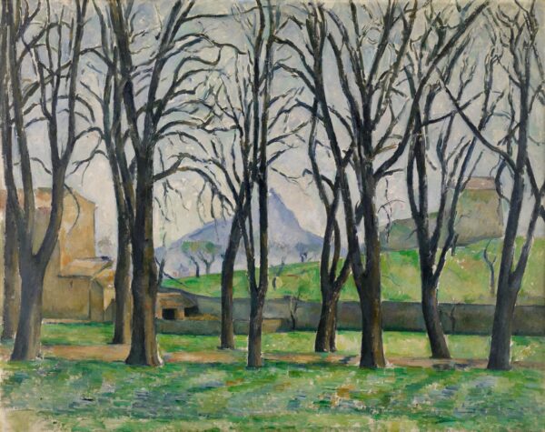 Chestnut Trees at Jas de Bouffan - by Paul Cézanne