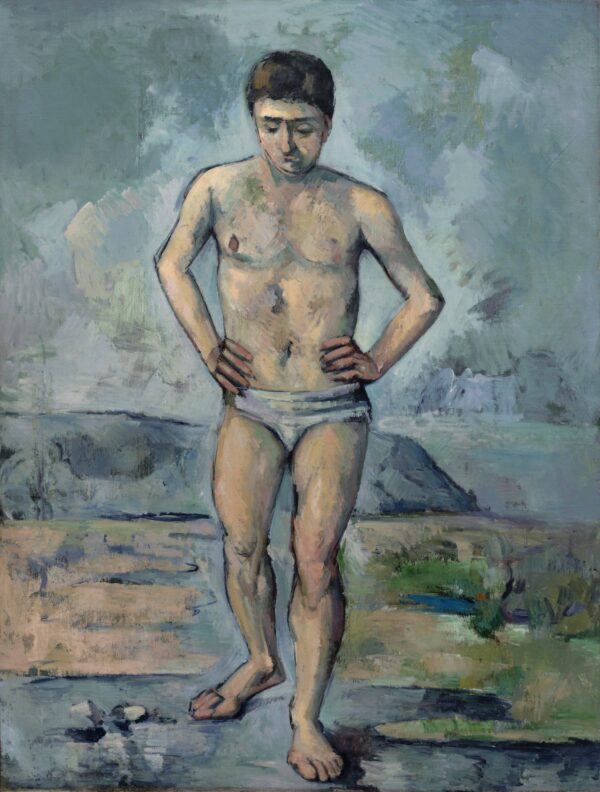 The Bather - by Paul Cézanne