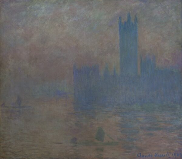 London Parliament - by Claude Monet