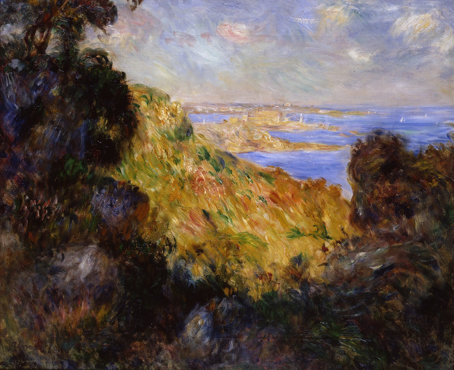 Baie de Salerne - by Pierre-Auguste Renoir
