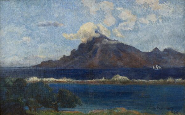 Paysage de Te Vaa - by Paul Gauguin