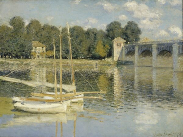 The Argenteuil Bridge - by Claude Monet