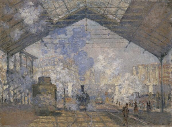 The Saint-Lazare Station - by Claude Monet