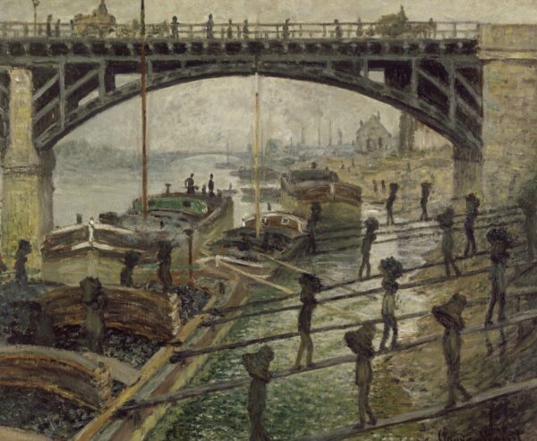 The Coalmen - by Claude Monet