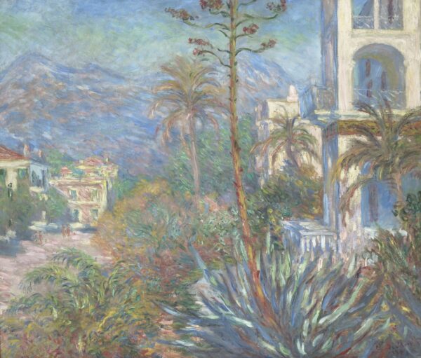 Villas at Bordighera - by Claude Monet