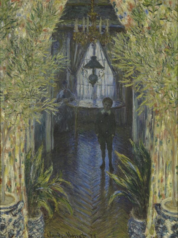 A Corner of the Apartment - by Claude Monet