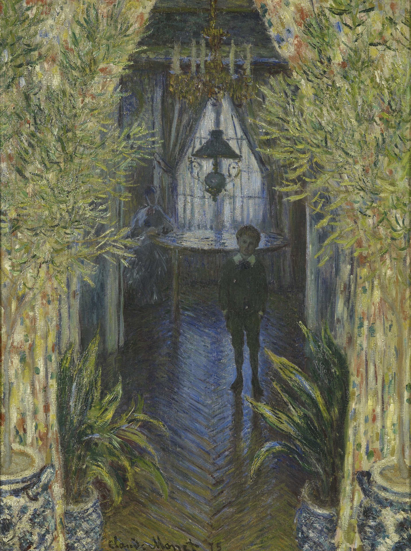 A Corner of the Apartment - by Claude Monet