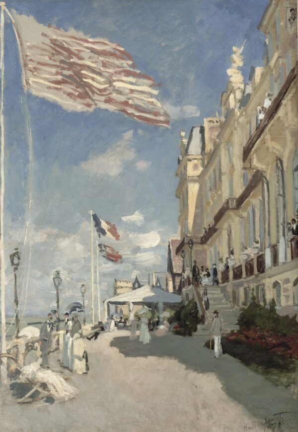 Hôtel des roches noires. Trouville - by Claude Monet