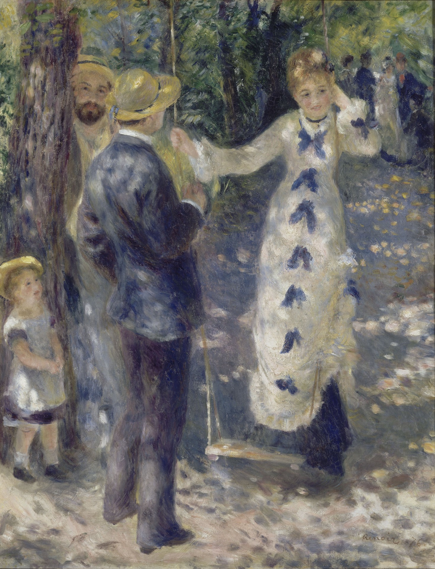 The Swing - by Pierre-Auguste Renoir