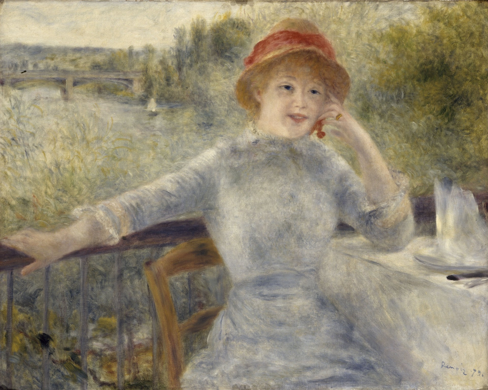 Alphonsine Fournaise - by Pierre-Auguste Renoir