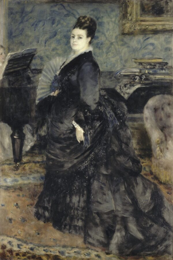 Portrait of a Woman, called of Mme Georges Hartmann - by Pierre-Auguste Renoir
