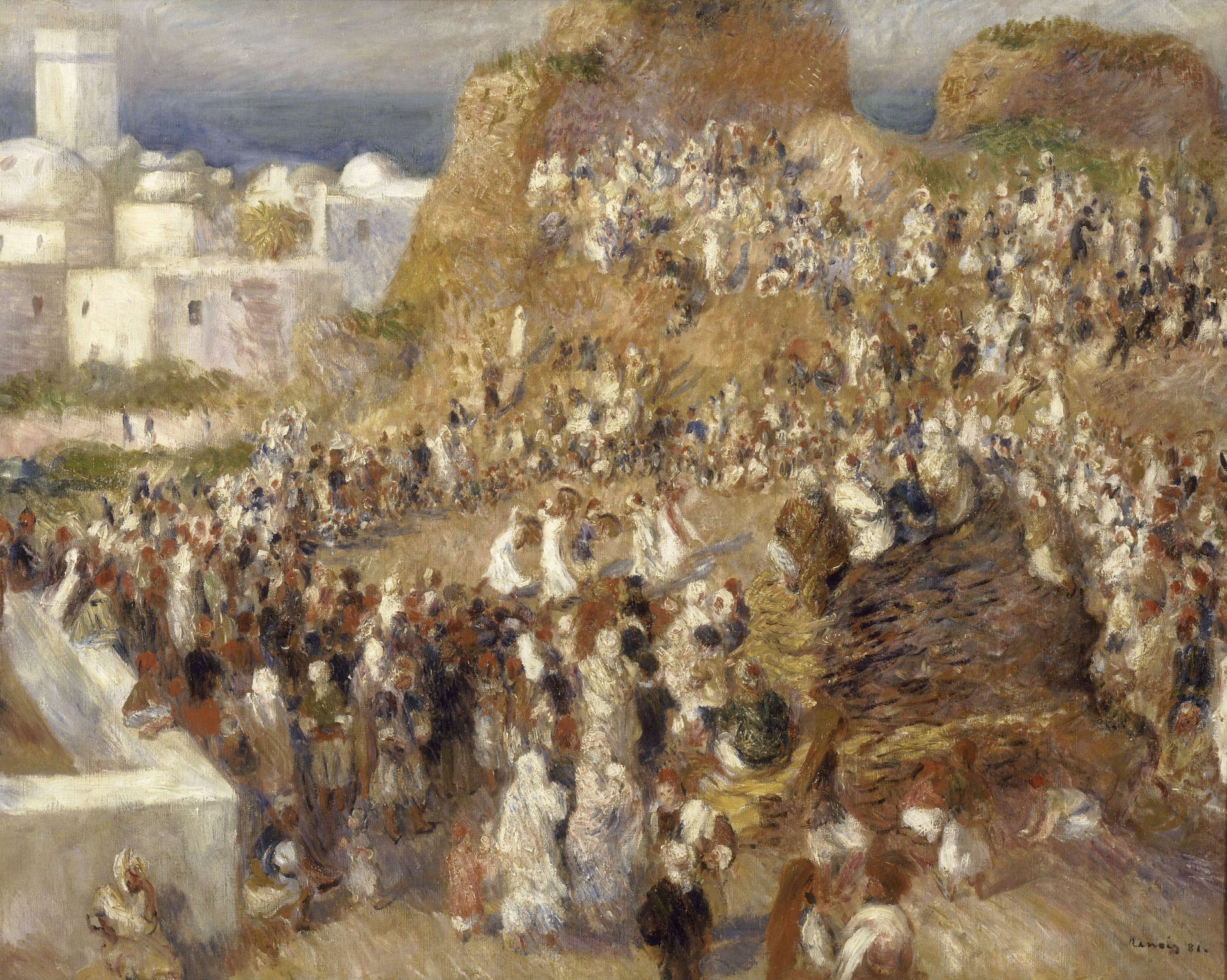 The Mosque - by Pierre-Auguste Renoir