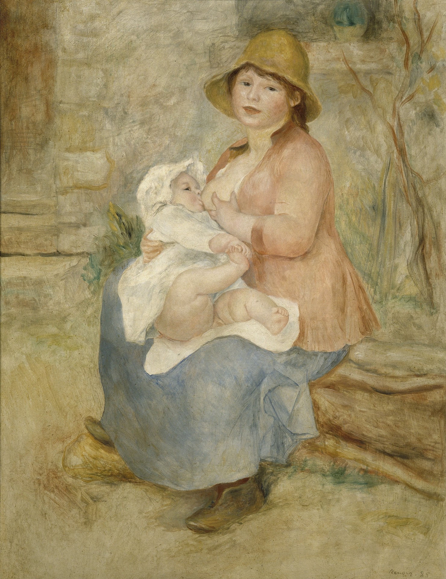Maternity - by Pierre-Auguste Renoir