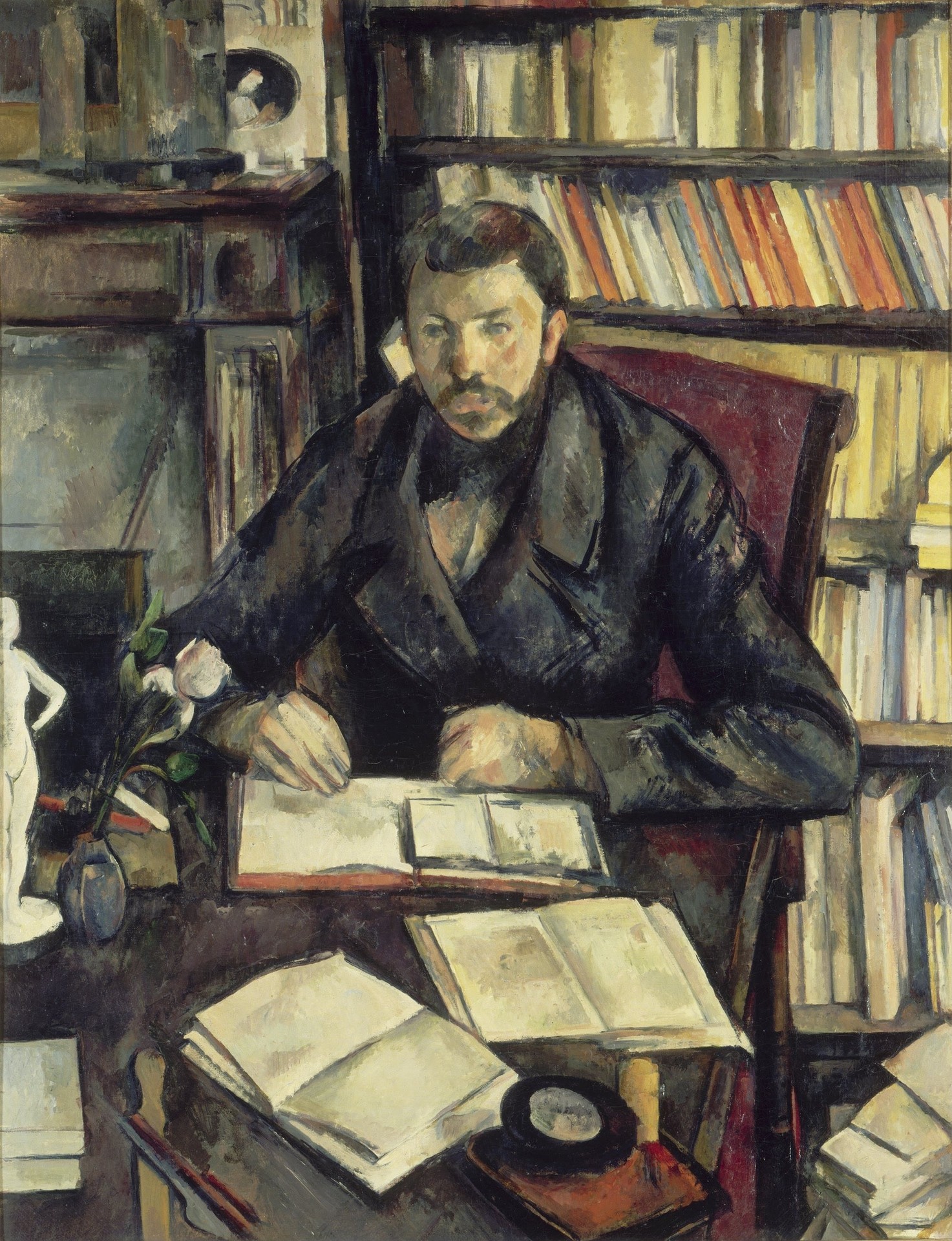 Gustave Geoffroy - by Paul Cézanne
