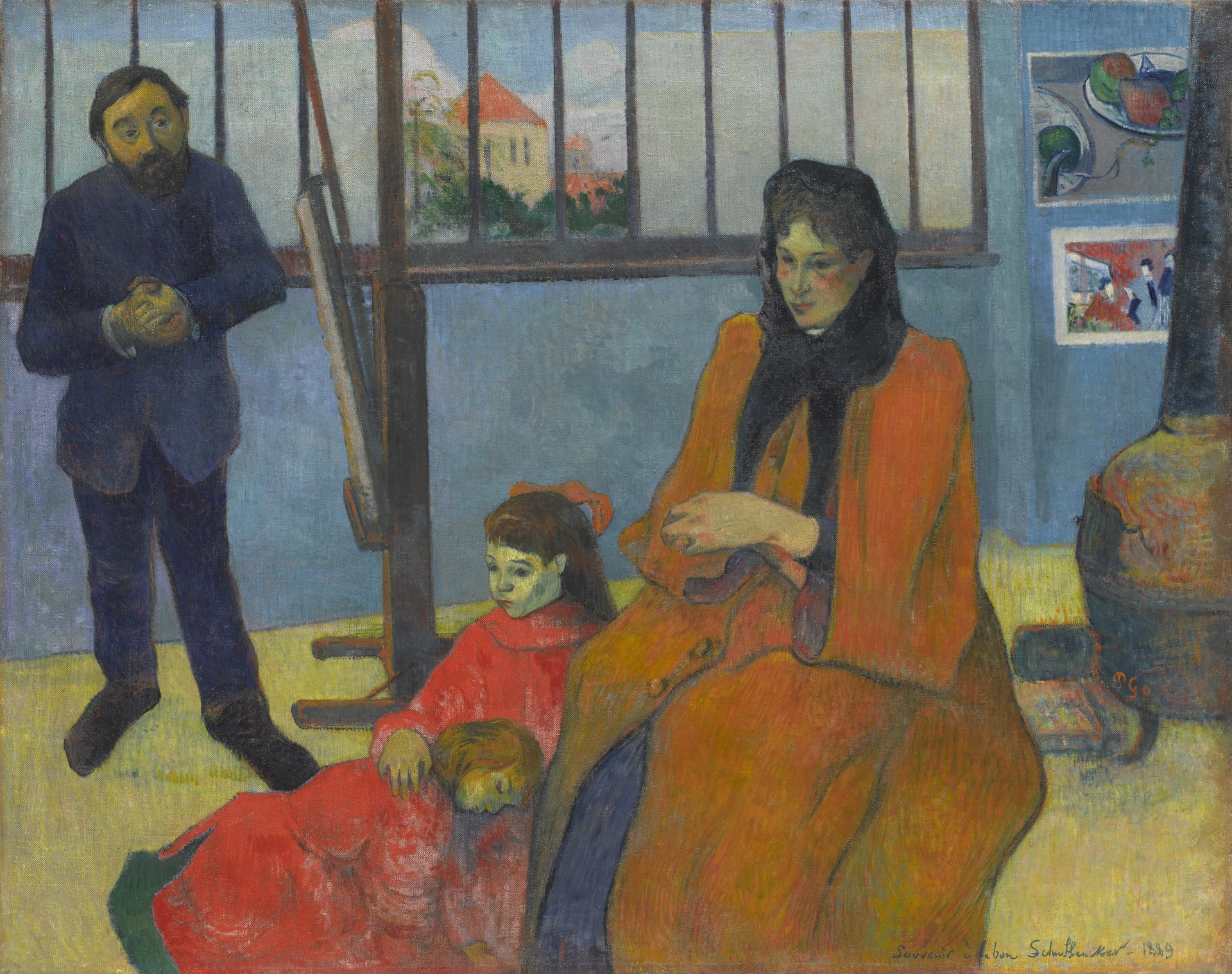 Schuffenecker's Studio - by Paul Gauguin