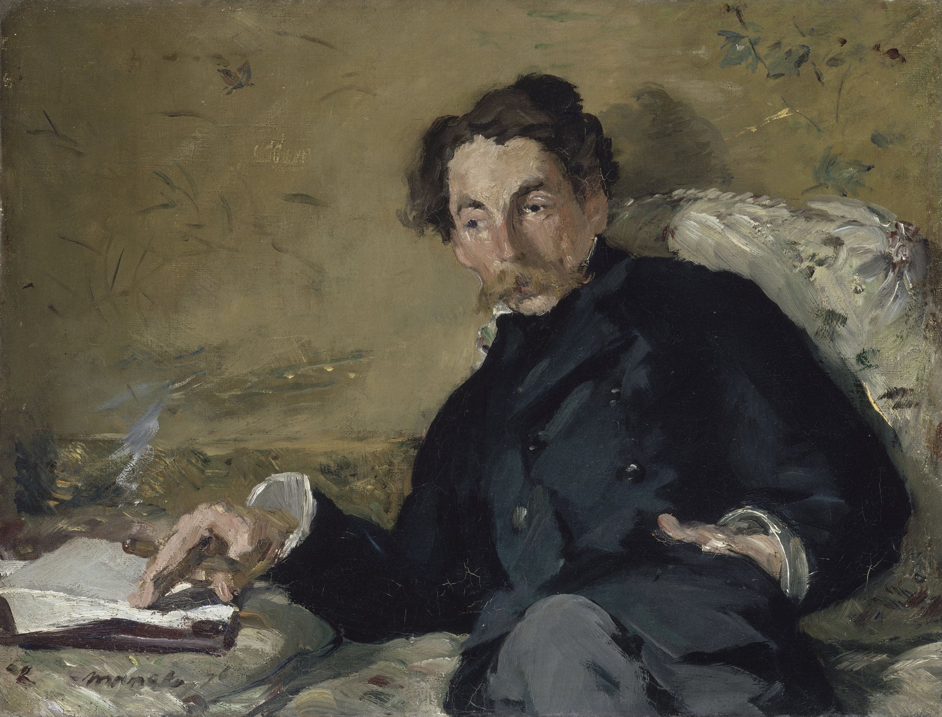 Stéphane Mallarmé - by Édouard Manet