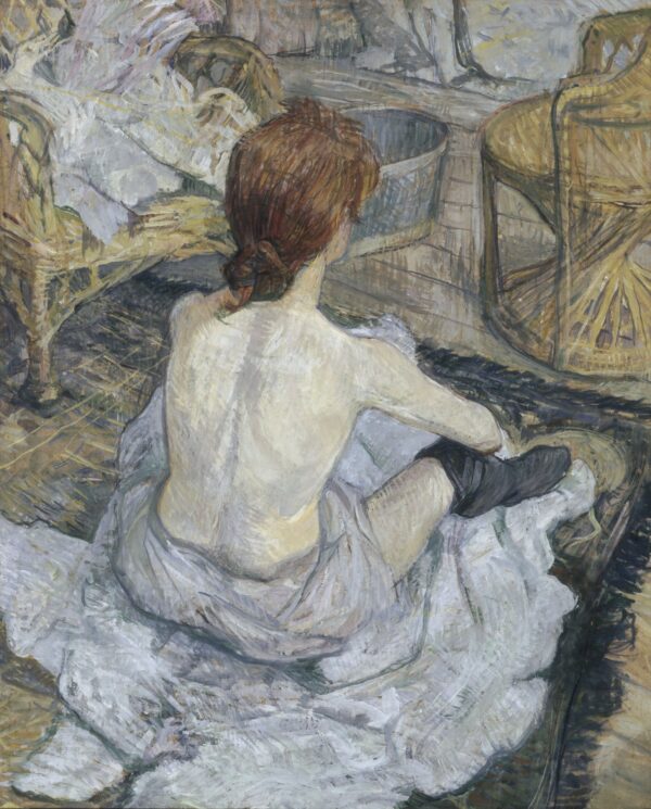 Rousse - by Henri de Toulouse-Lautrec