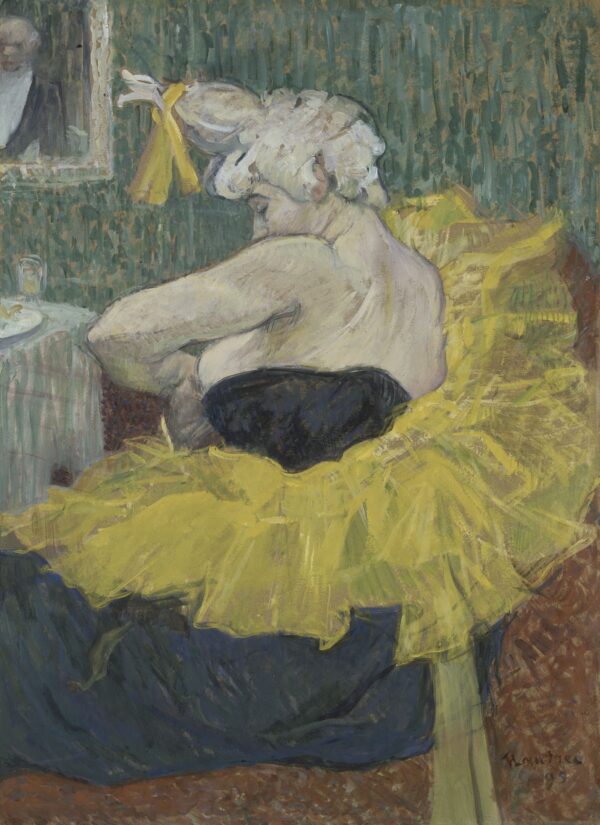 The Clown Cha-U-Kao - by Henri de Toulouse-Lautrec
