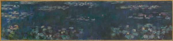 The Water Lilies - Green Reflections - by Claude Monet