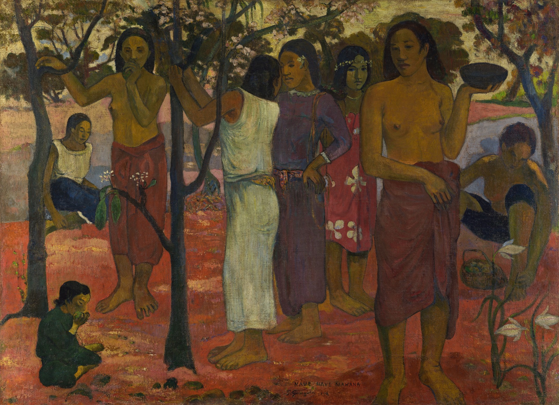 Nave Nave Mahana - by Paul Gauguin