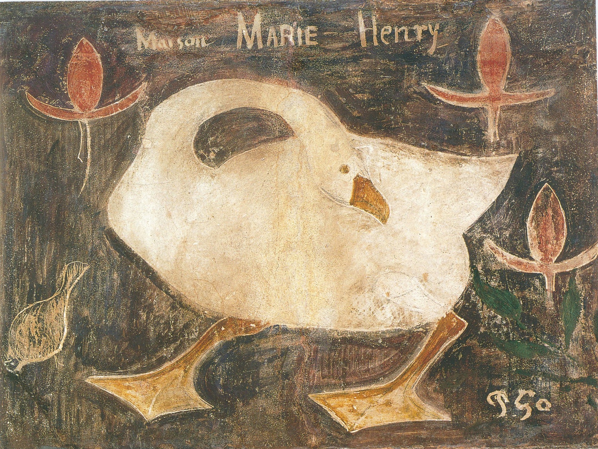 L'Oie - by Paul Gauguin