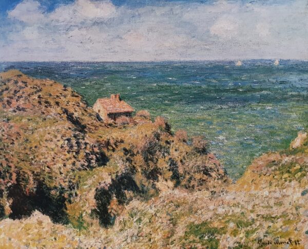 The Path on the Cliff at Varengeville - by Claude Monet